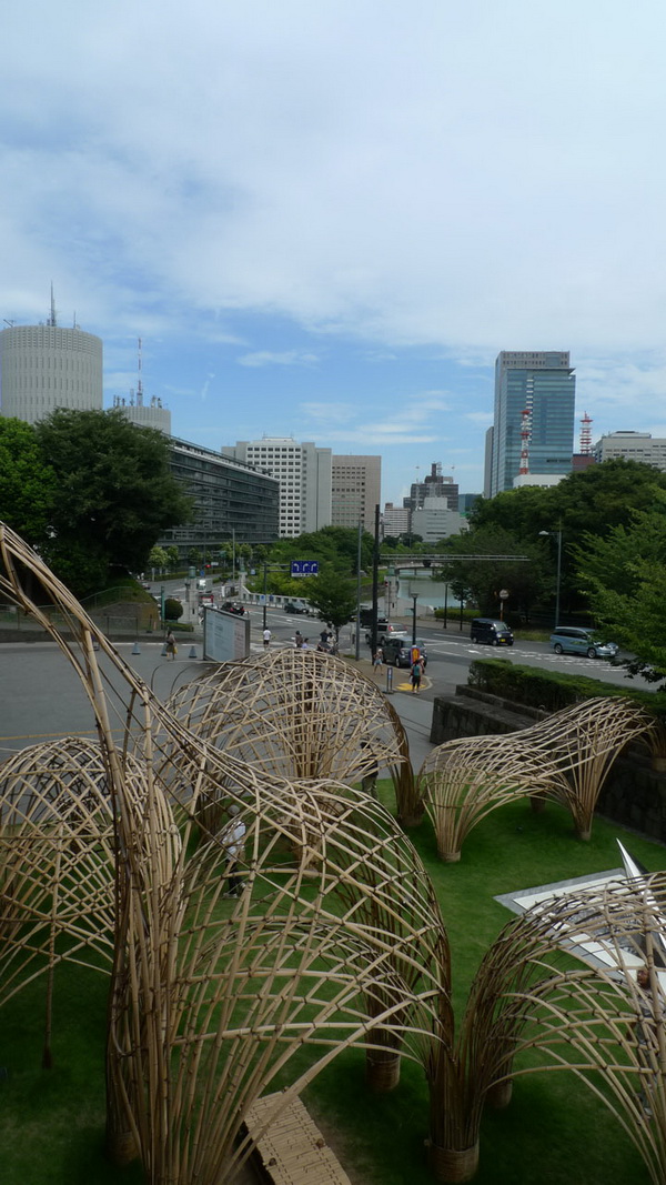 日本街頭出現(xiàn)的竹藝術雕塑